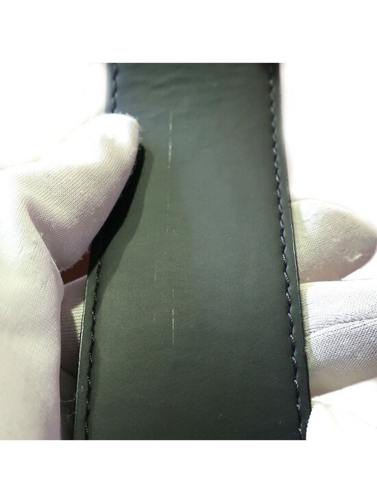Louis Vuitton Tenture Ceinture Monogram Eclipse Black Belt Calf Leather